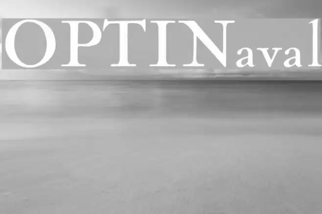 OPTINaval Font examples