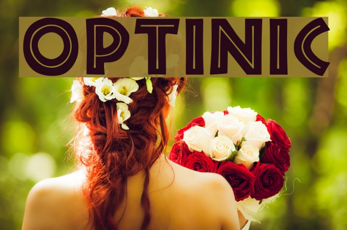 OPTINeulandInlineCaps Font examples