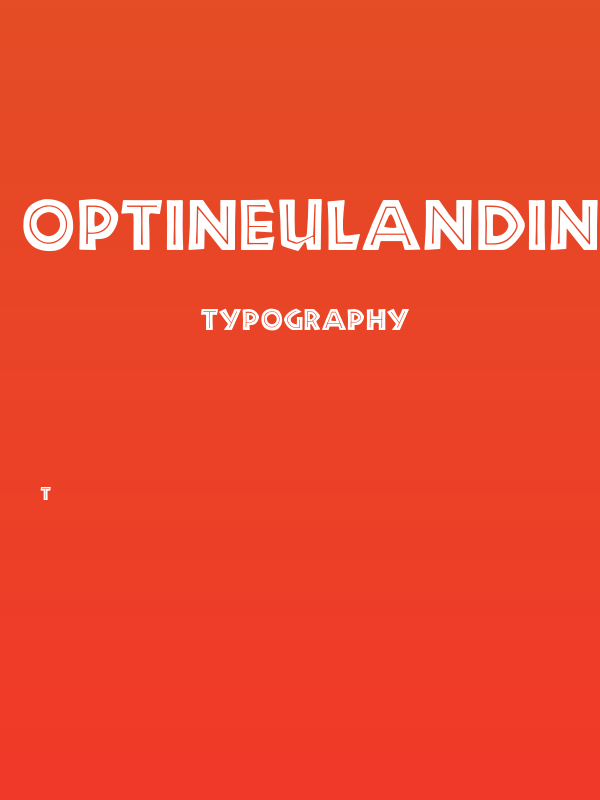 OPTINeulandInlineCaps Poster