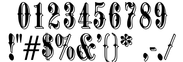 OPTINewBillC Font OTHER CHARS