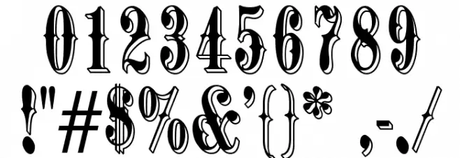 OPTINewBillC Font OTHER CHARS