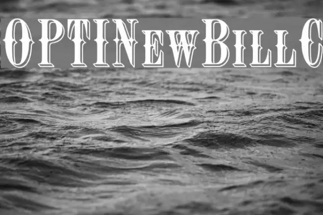OPTINewBillC Font examples