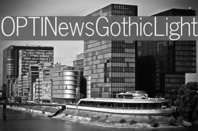 OPTINewsGothicLight  examples
