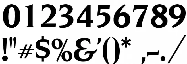 OPTINonoy-BoldItalic Font OTHER CHARS