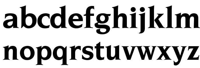 OPTINonoy-Bold Font LOWERCASE