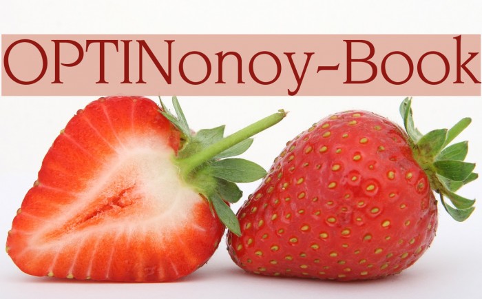 OPTINonoy-Book لخطوط تنزيل examples