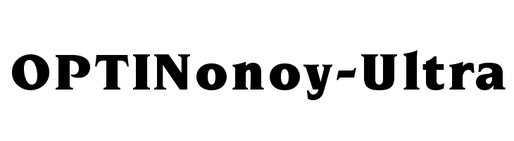 OPTINonoy-Ultra Font
