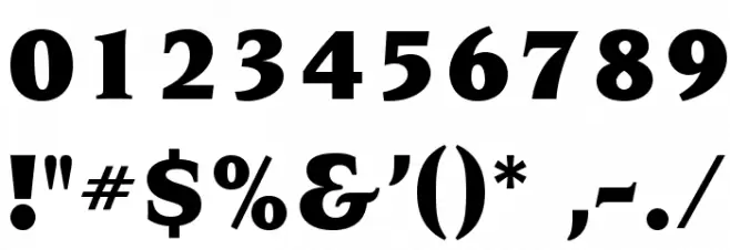 OPTINonoy-Ultra Font OTHER CHARS