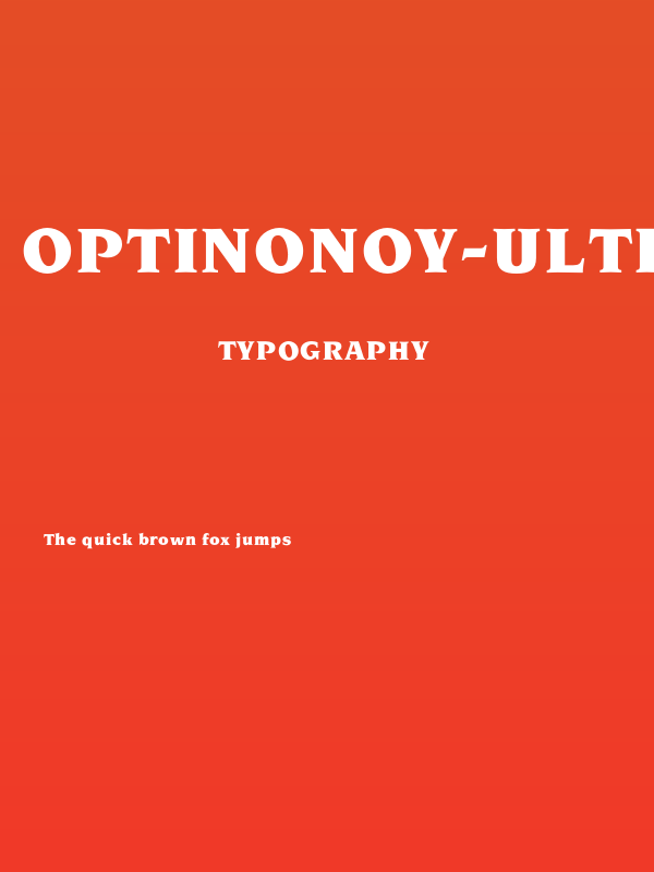 OPTINonoy-Ultra Poster