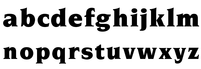 OPTINonoy-Ultra Font LOWERCASE