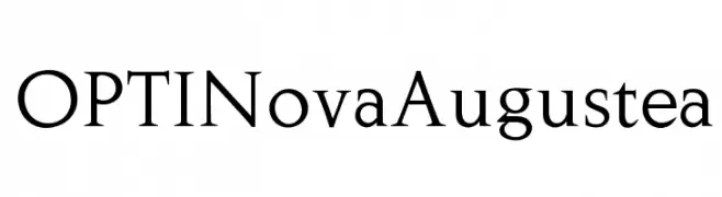OPTINovaAugustea  Fuentes Gratis Descargar