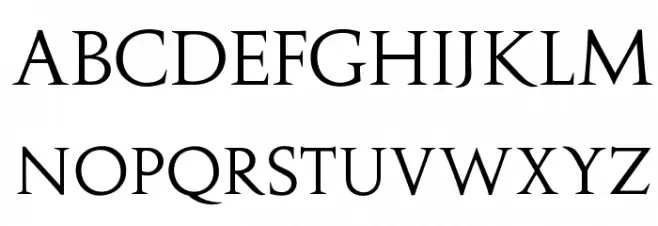 OPTINovaAugustea خط أحرف كبيرة