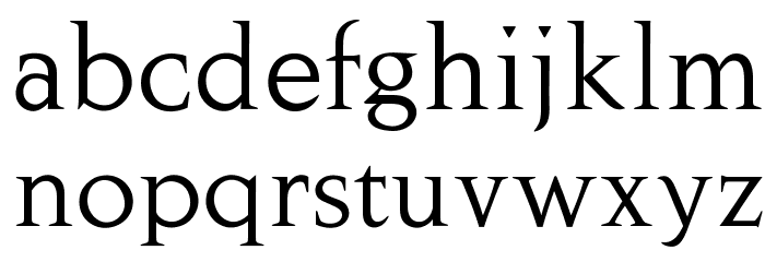 OPTINovaAugustea Font LOWERCASE