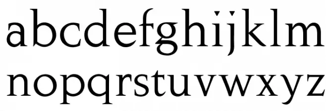 OPTINovaAugustea フォント 小文字