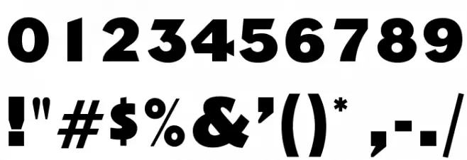 OPTINovelGothic-XBoldAgen Font OTHER CHARS