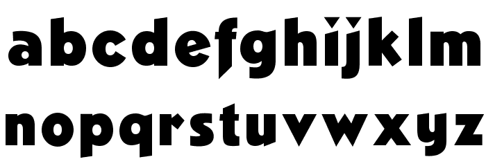 OPTINovelGothic-XBoldAgen Font LOWERCASE