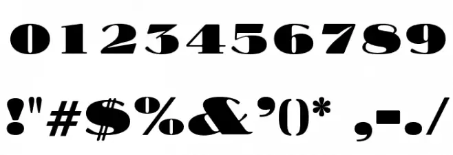 OPTINubianFoundry Fonte OUTROS PERSONAGENS