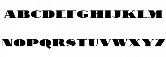 OPTINubianFoundry Schriftart Groß