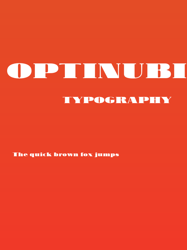 OPTINubianFoundry Poster