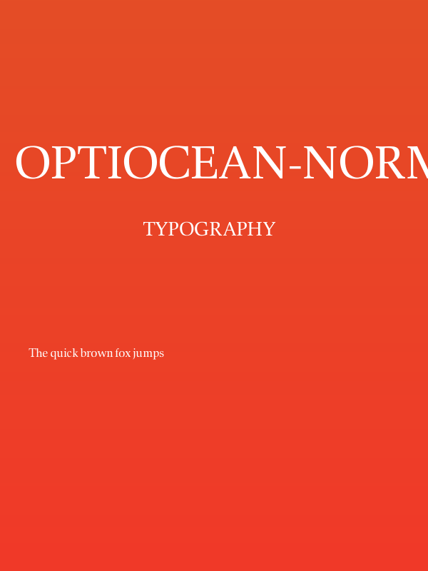 OPTIOcean-Normal Poster