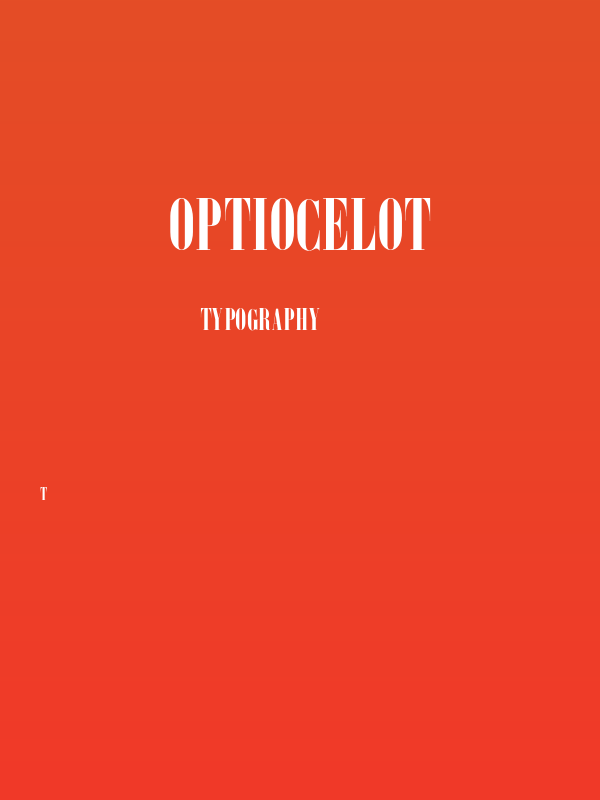 OPTIOcelot Poster