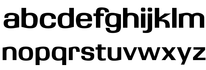 OPTIOgden-Bold Font LOWERCASE
