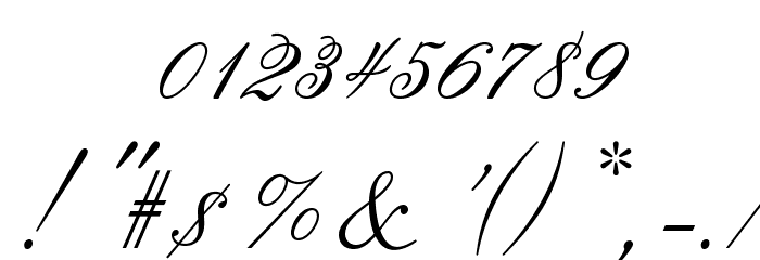 OPTIOldFashioned-Script Font OTHER CHARS