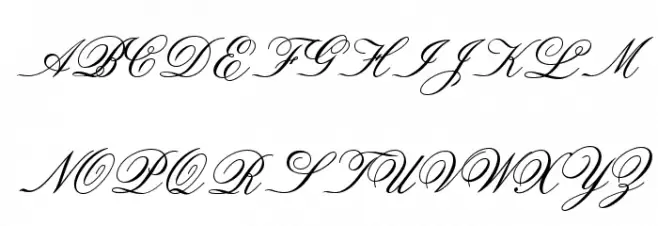 OPTIOldFashioned-Script Fonte MAIÚSCULAS
