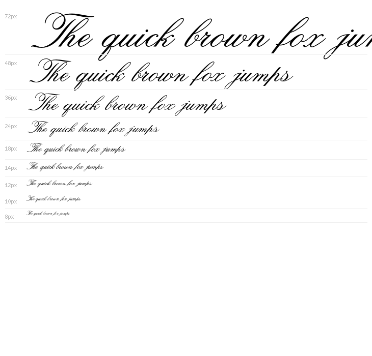 OPTIOldFashioned-Script Waterfall