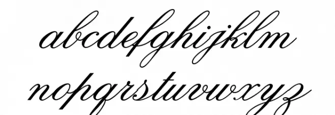 OPTIOldFashioned-Script Caratteri MINUSCOLO