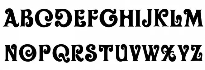 OPTIOliver-Display フォント 大文字