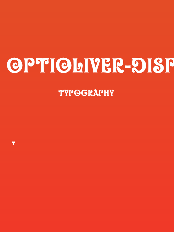 OPTIOliver-Display Poster