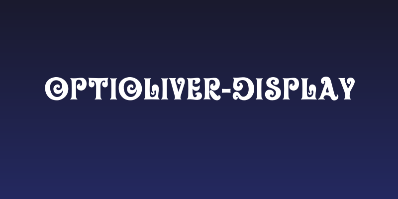 OPTIOliver-Display Social Header