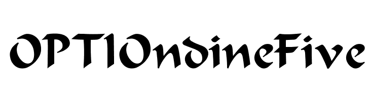 OPTIOndineFive  Fuentes Gratis Descargar