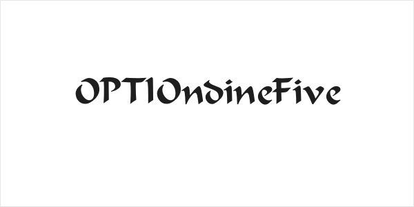 OPTIOndineFive Logo