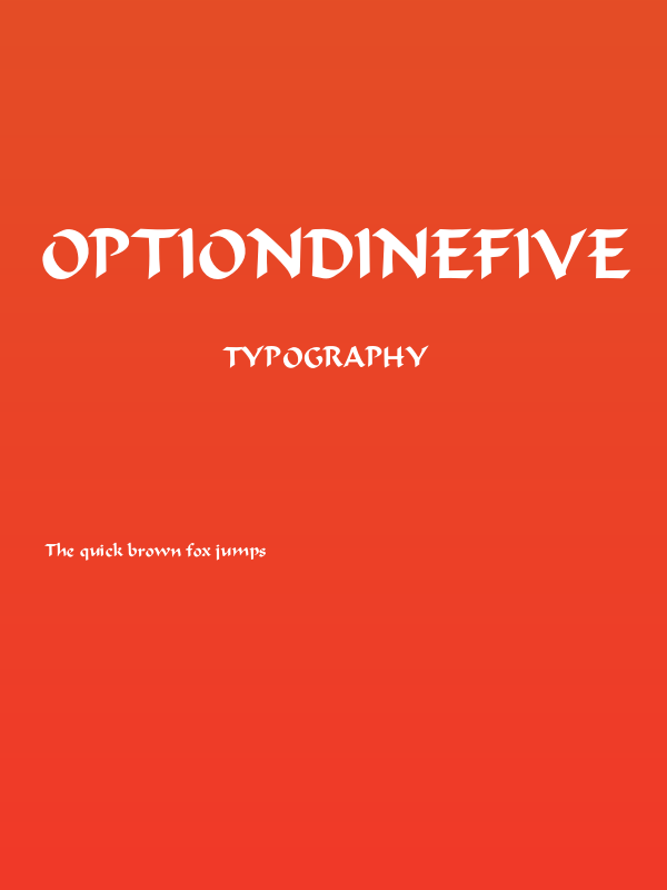 OPTIOndineFive Poster