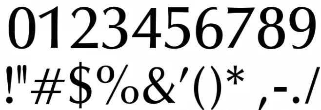 OPTIOptionMedium Font OTHER CHARS