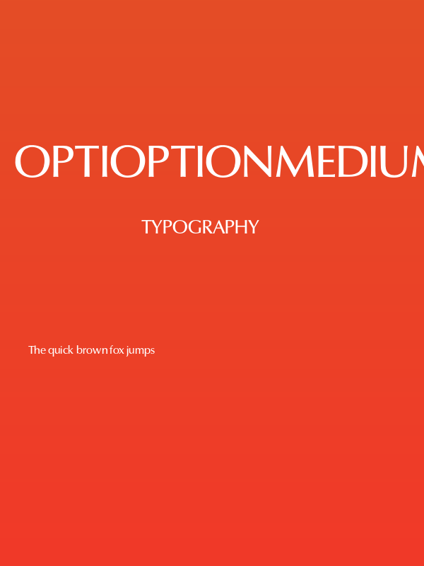 OPTIOptionMedium Poster