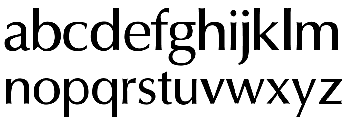 OPTIOptionMedium Font LOWERCASE
