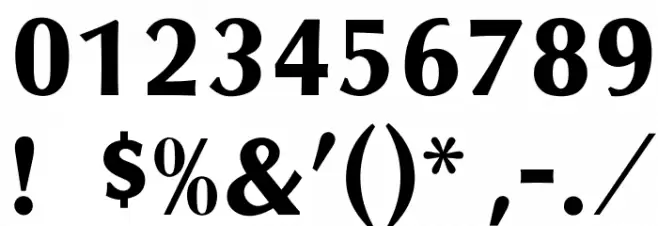 OPTIOptionSemiBold Font OTHER CHARS