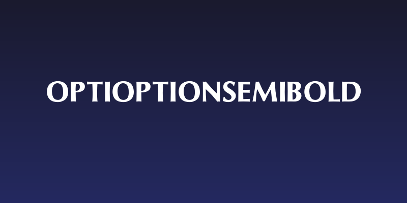 OPTIOptionSemiBold Social Header