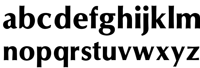 OPTIOptionSemiBold Font LOWERCASE