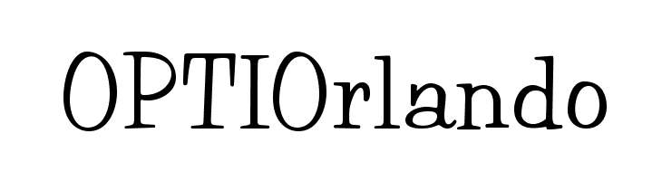 OPTIOrlando  フリーフォントのダウンロード