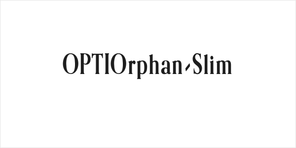 OPTIOrphan-Slim Logo