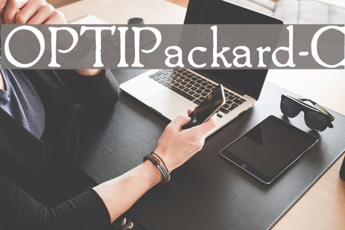 OPTIPackard-C Font examples