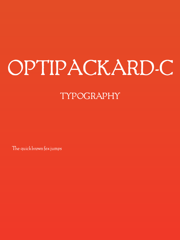 OPTIPackard-C Poster