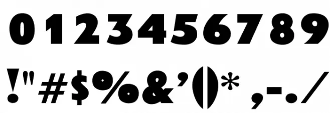 OPTIPalisadeGraphic Font OTHER CHARS