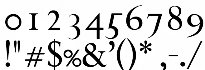OPTIPapong Font OTHER CHARS