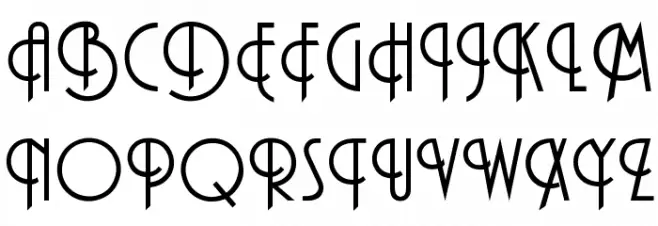 OPTIPashey Schriftart Groß