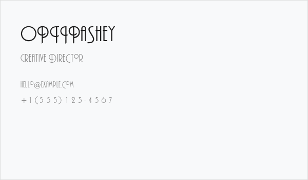 OPTIPashey Business Card